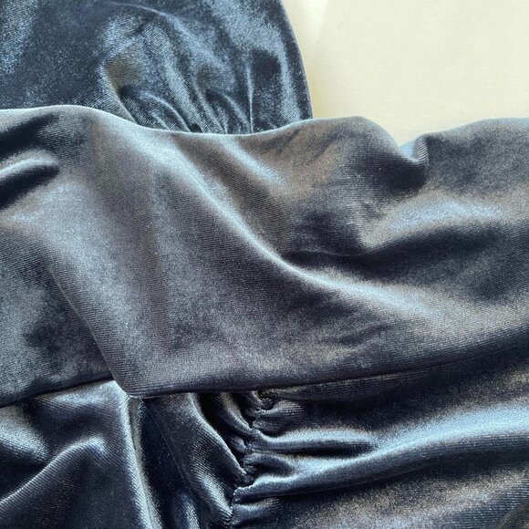 NWT LUSH Ruched Velvet Mini Dress - Picture 8 of 8